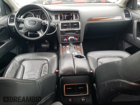 2013 Audi Q7 Premium Plus with VIN WA1LGAFE3DD009592, listed as a Copart auction lot 62755525 with 178,743 mi miles and Clean title. Bid and sale history available at DreamBid. Image 8.