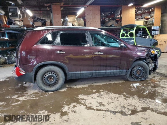 2011 Kia Sorento LX with VIN 5XYKT3A29BG139221, listed as a Copart auction lot 81924054 with 156,550 mi miles and Clean Title. Bid and sale history available at DreamBid. Image 3.