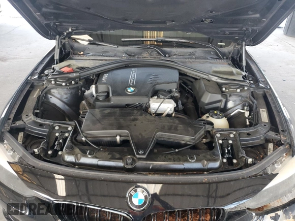 2015 BMW 3 Series 328i with VIN WBA3A5G51FNS87379, listed as a Copart auction lot 57752165 with 56,802 mi miles and Salvage title. Bid and sale history available at DreamBid. Image 11.