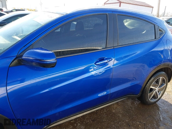 2021 Honda HR-V EX with VIN 3CZRU6H57MM752225, listed as a IAAI auction lot 41791264 with 62,972 mi miles. Bid and sale history available at carsss.com. Image 14.