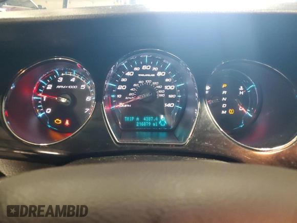 2011 Ford Taurus Limited with VIN 1FAHP2FW2BG136488, listed as a Copart auction lot 62852975 with 216,879 mi miles and Salvage title. Bid and sale history available at DreamBid. Image 9.