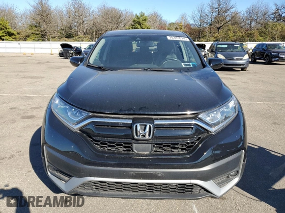 2021 Honda CR-V EX-L with VIN 7FARW2H80ME020658, listed as a Copart auction lot 70383074 with 17,535 mi miles and Salvage Title. Bid and sale history available at DreamBid. Image 5.