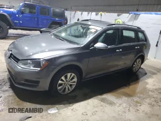 2017 Volkswagen Golf SportWagen S with VIN 3VW017AU2HM507446, listed as a Copart auction lot 46218065 with 249,319 mi miles and Salvage Title. Bid and sale history available at carsss.com. Image 1.