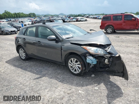 2012 Mazda 3 i Touring with VIN JM1BL1L89C1630394, listed as a Copart auction lot 55719395 with 154,706 mi miles and Clean title. Bid and sale history available at DreamBid. Image 4.