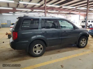 2003 Honda Pilot EX with VIN 2HKYF18623H596817, listed as a Copart auction lot 46070775 with 256,451 mi miles and Salvage Title. Bid and sale history available at carsss.com. Image 3.