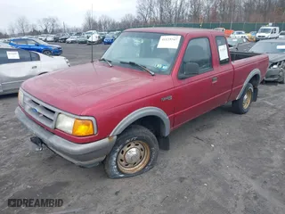 1995 Ford Ranger XL with VIN 1FTCR15U4STA23643, listed as a IAAI auction lot 41135347 with 251,085 mi miles. Bid and sale history available at carsss.com. Image 2.