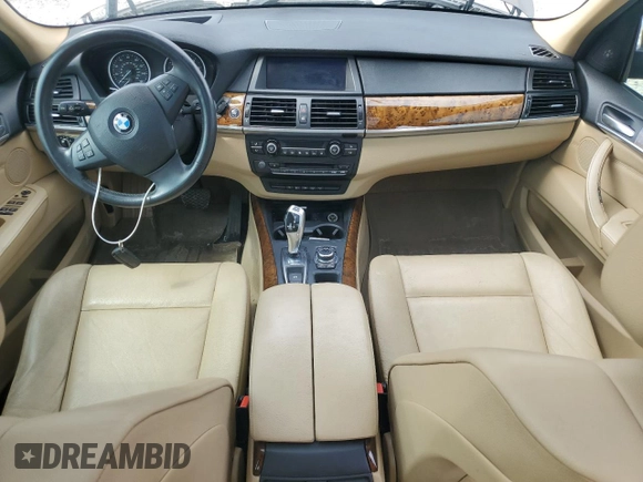 2012 BMW X5 35i with VIN 5UXZV4C51CL748765, listed as a Copart auction lot 62339905 with Not provided miles and Clean title. Bid and sale history available at DreamBid. Image 8.