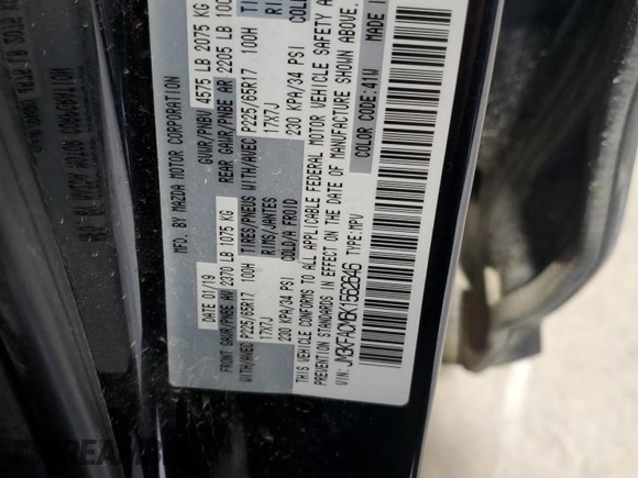 2019 Mazda CX-5 Touring with VIN JM3KFACM6K1562646, listed as a Copart auction lot 44153425 with 49,780 mi miles and Salvage Title. Bid and sale history available at carsss.com. Image 15.