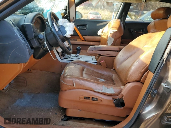 2003 Infiniti FX Options with VIN JNRAS08W63X208760, listed as a Copart auction lot 80618814 with Not Provided miles and Salvage Title. Bid and sale history available at DreamBid. Image 7.