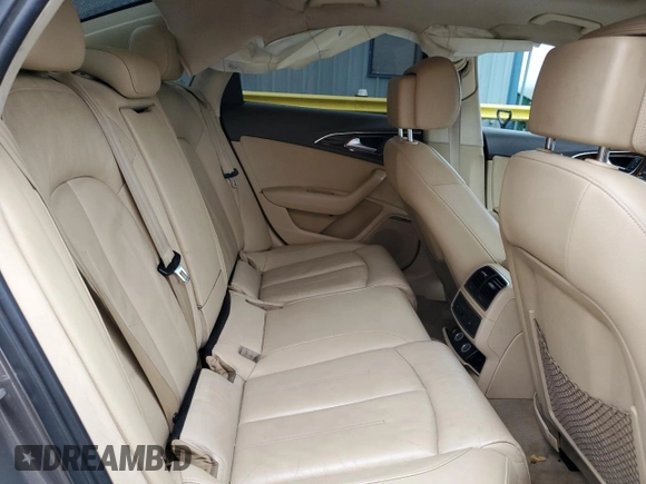 2015 Audi A6 Premium Plus with VIN WAUFGAFC4FN011105, listed as a Copart auction lot 54361885 with 124,181 mi miles and Salvage title. Bid and sale history available at DreamBid. Image 10.