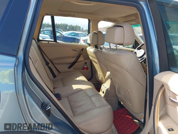 2009 BMW X3 xDrive30i with VIN WBXPC93449WJ25928, listed as a IAAI auction lot 41721787 with 102,570 mi miles. Bid and sale history available at carsss.com. Image 8.