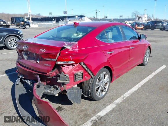 2017 Hyundai Elantra Value Edition z VIN KMHD84LF7HU268464, wystawiony jako IAAI lot #41641826 z przebiegiem 184 174 mil mil oraz . Historia ofert i sprzedaży dostępna na DreamBid. Obrazek 4.