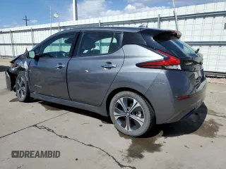 2018 Nissan LEAF S z VIN 1N4AZ1CPXJC314804, wystawiony jako Copart lot #54184945 z przebiegiem 80 778 mil mil oraz Szkody całkowita. Historia ofert i sprzedaży dostępna na DreamBid. Obrazek 2.
