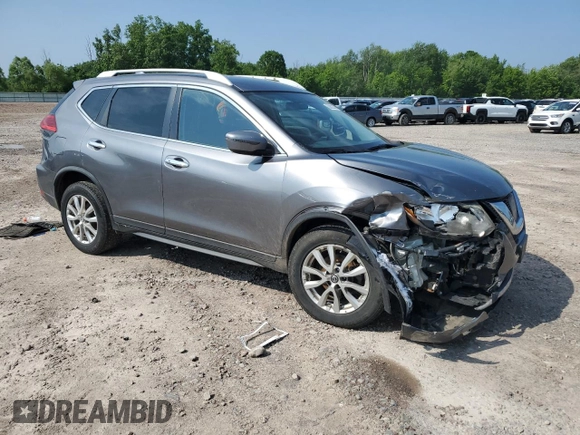 2017 Nissan Rogue SV with VIN KNMAT2MV9HP583331, listed as a Copart auction lot 60802305 with 126,265 mi miles and Salvage title. Bid and sale history available at DreamBid. Image 4.