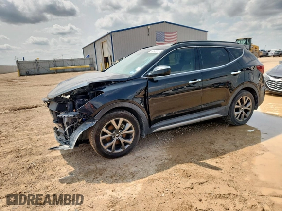 2017 Hyundai Santa Fe Ultimate z VIN 5XYZW4LA7HG490735, wystawiony jako Copart lot #59192375 z przebiegiem 72 173 mil mil oraz Czysty tytuł • Clean title. Historia ofert i sprzedaży dostępna na DreamBid. Obrazek 1.