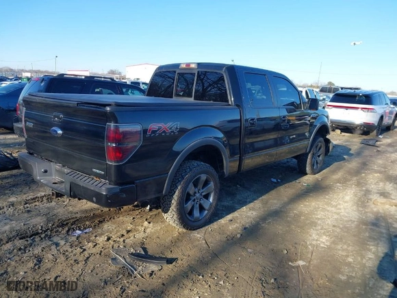 2012 Ford F-150 XL with VIN 1FTFW1EF2CKE03076, listed as a IAAI auction lot 41277013 with 252,178 mi miles. Bid and sale history available at carsss.com. Image 4.