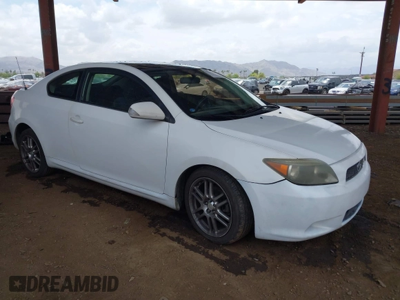 2005 Scion tC with VIN JTKDE167550027594, listed as a IAAI auction lot 42164426 with 223,156 mi miles and . Bid and sale history available at DreamBid. Image 1.