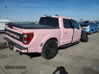 2023 Ford F-150 Raptor with VIN 1FTFW1RJ7PFA73609, listed as a Copart auction lot 45202695 with 22,974 mi miles and Salvage Title. Bid and sale history available at DreamBid. Image 3.