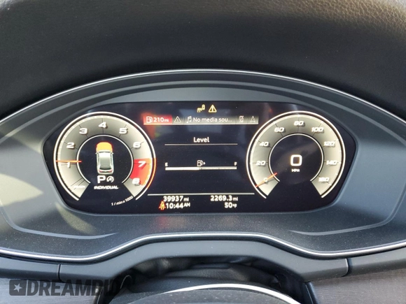 2021 Audi Q5 Sportback Premium Plus with VIN WA15AAFY8M2083428, listed as a Copart auction lot 74884974 with 39,937 mi miles and Non repairable. Bid and sale history available at DreamBid. Image 9.