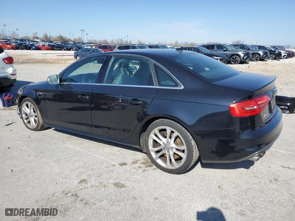 2013 Audi S4 Premium Plus with VIN WAUBGAFL6DA235575, listed as a Copart auction lot 50396795 with 103,300 mi miles and Salvage Title. Bid and sale history available at carsss.com. Image 2.