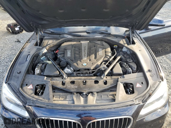 2014 BMW 7 Series 750i xDrive with VIN WBAYB6C5XED225112, listed as a Copart auction lot 76395514 with 115,874 mi miles and Clean Title. Bid and sale history available at carsss.com. Image 11.