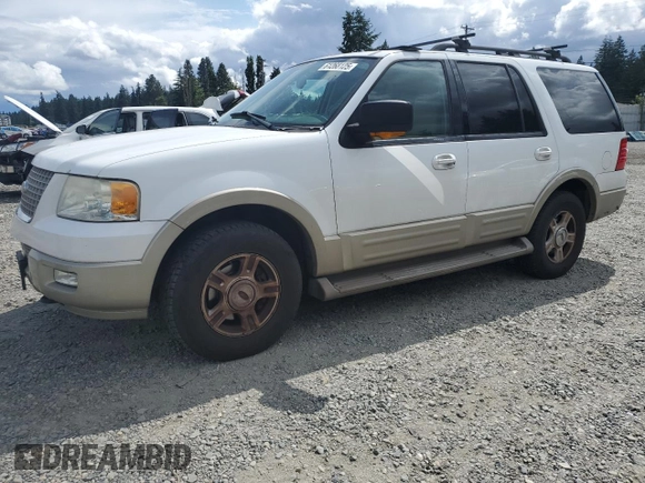 2005 Ford Expedition Eddie Bauer with VIN 1FMFU18535LA51658, listed as a Copart auction lot 61268125 with 210,363 mi miles and Salvage title. Bid and sale history available at DreamBid. Image 1.