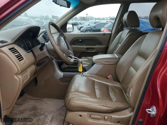 2006 Honda Pilot EX-L with VIN 5FNYF28576B032547, listed as a Copart auction lot 48041325 with 232,900 mi miles and Salvage Title. Bid and sale history available at carsss.com. Image 7.