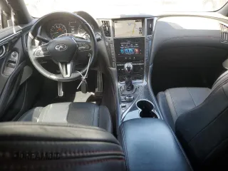2020 Infiniti Q60 Red Sport 400 with VIN JN1FV7EL0LM460427, listed as a Copart auction lot 73353544 with 40,881 mi miles and Salvage title. Bid and sale history available at DreamBid. Image 8.