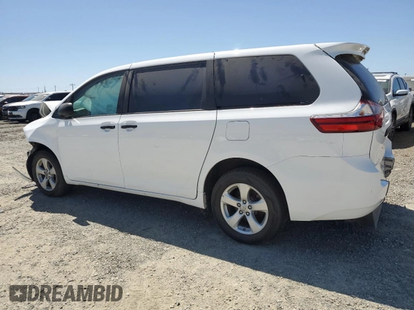 2017 Toyota Sienna L z VIN 5TDZZ3DC7HS881839, wystawiony jako Copart lot #42113965 z przebiegiem 73 828 mil mil oraz Szkoda całkowita • Salvage title. Historia ofert i sprzedaży dostępna na DreamBid. Obrazek 2.