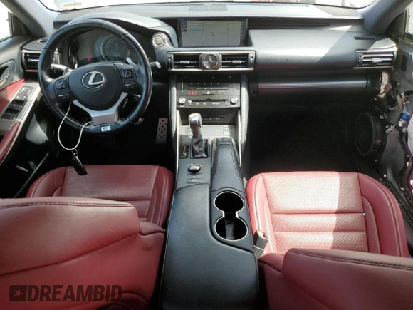 2017 Lexus IS 200t z VIN JTHBA1D28H5049807, wystawiony jako Copart lot #55746585 z przebiegiem 82 984 mil mil oraz Szkoda całkowita • Salvage title. Historia ofert i sprzedaży dostępna na DreamBid. Obrazek 8.