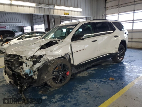 2020 Chevrolet Traverse Premier with VIN 1GNEVKKW0LJ181739, listed as a Copart auction lot 87262924 with 138,032 mi miles and Salvage Title. Bid and sale history available at carsss.com. Image 1.