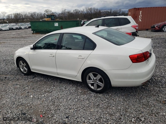 2012 Volkswagen Jetta Sedan TDI w/Premium with VIN 3VWLL7AJXCM417595, listed as a Copart auction lot 47739455 with 153,437 mi miles and Clean Title. Bid and sale history available at carsss.com. Image 2.