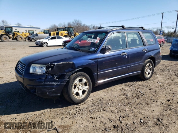 2006 Subaru Forester 2.5 X with VIN JF1SG63686H737695, listed as a Copart auction lot 45998555 with 189,461 mi miles and Salvage Title. Bid and sale history available at carsss.com. Image 1.