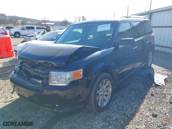 2012 Ford Flex SEL with VIN 2FMGK5CC5CBD14821, listed as a IAAI auction lot 41416305 with 154,510 mi miles. Bid and sale history available at carsss.com. Image 2.