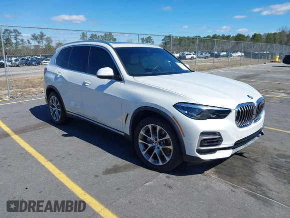 2022 BMW X5 sDrive40i with VIN 5UXCR4C07N9M97460, listed as a IAAI auction lot 41737440 with 1 mi miles. Bid and sale history available at carsss.com. Image 1.