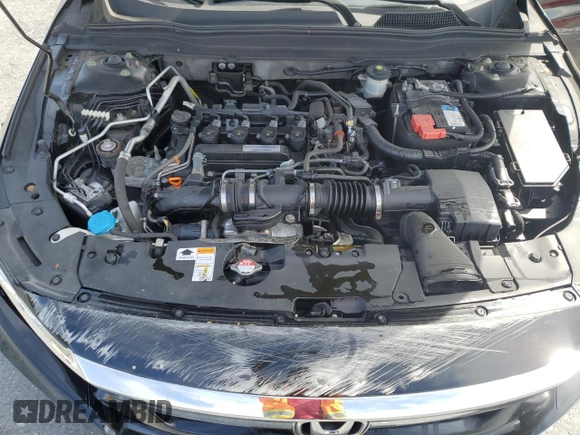 2018 Honda Accord EX-L z VIN 1HGCV1F50JA089735, wystawiony jako Copart lot #53943425 z przebiegiem 128 549 mil mil oraz Szkoda całkowita • Salvage title. Historia ofert i sprzedaży dostępna na DreamBid. Obrazek 11.