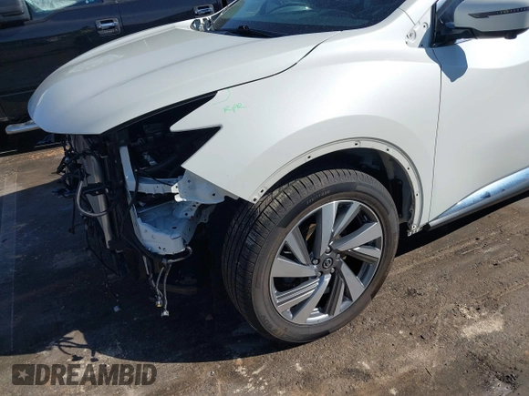 2020 Nissan Murano SL with VIN 5N1AZ2CJ7LN173771, listed as a IAAI auction lot 41829503 with 51,209 mi miles and . Bid and sale history available at DreamBid. Image 18.