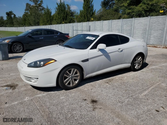 2007 Hyundai Tiburon GS with VIN KMHHM66D67U248918, listed as a Copart auction lot 77618184 with 145,703 mi miles and Salvage Title. Bid and sale history available at carsss.com. Image 1.