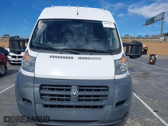 2017 Ram ProMaster Cargo with VIN 3C6TRVBG3HE516650, listed as a IAAI auction lot 41607687 with 158,920 mi miles and . Bid and sale history available at carsss.com. Image 12.
