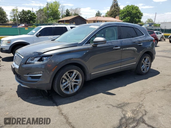 2019 Lincoln MKC Reserve with VIN 5LMCJ3D97KUL38925, listed as a Copart auction lot 62095365 with 62,995 mi miles and Salvage title. Bid and sale history available at DreamBid. Image 1.