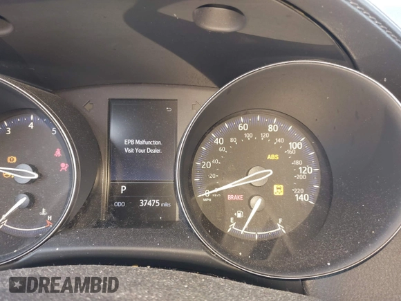 2019 Toyota C-HR XLE with VIN NMTKHMBX7KR082505, listed as a IAAI auction lot 41639520 with 37,475 mi miles. Bid and sale history available at carsss.com. Image 16.
