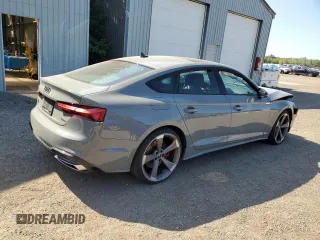 2022 Audi A5 Sportback S line Premium Plus z VIN WAUFACF56NA040190, wystawiony jako Copart lot #68565804 z przebiegiem Nie podano mil oraz Szkoda całkowita • Salvage title. Historia ofert i sprzedaży dostępna na DreamBid. Obrazek 3.