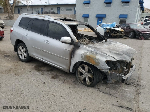 2009 Toyota Highlander Limited with VIN JTEDS42A992090996, listed as a Copart auction lot 48893545 with 0 mi miles and Salvage Title. Bid and sale history available at carsss.com. Image 4.