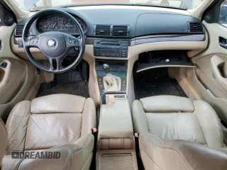 2001 BMW 3 Series 325i with VIN WBAAV33411EE25544, listed as a Copart auction lot 46291345 with 0 mi miles and Salvage Title. Bid and sale history available at carsss.com. Image 8.