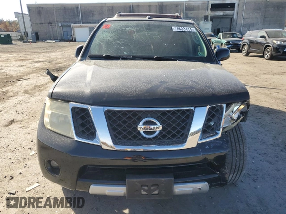 2010 Nissan Pathfinder LE with VIN 5N1AR1NB9AC619704, listed as a Copart auction lot 78833414 with 132,664 mi miles and Salvage title. Bid and sale history available at DreamBid. Image 5.