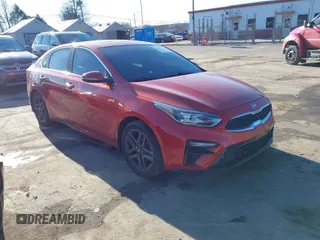 2019 Kia Forte EX with VIN 3KPF54ADXKE069258, listed as a IAAI auction lot 41339582 with 35,788 mi miles. Bid and sale history available at carsss.com. Image 1.
