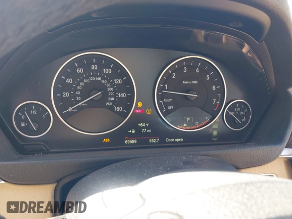 2015 BMW 3 Series 328i xDrive with VIN WBA3B3G53FNR86935, listed as a IAAI auction lot 41795869 with 69,589 mi miles and . Bid and sale history available at DreamBid. Image 15.
