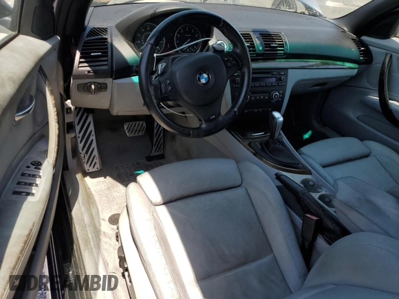 2009 BMW 1 Series 135i with VIN WBAUN93509VK41116, listed as a Copart auction lot 51443875 with 67,257 mi miles and Clean Title. Bid and sale history available at DreamBid. Image 8.