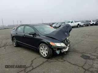 2008 Honda Civic LX with VIN 2HGFA16528H522525, listed as a Copart auction lot 87906465 with Not Provided miles and Salvage Title. Bid and sale history available at DreamBid. Image 11.