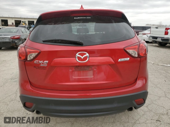 2016 Mazda CX-5 Sport with VIN JM3KE4BY3G0798659, listed as a Copart auction lot 47655675 with 131,428 mi miles and Salvage Title. Bid and sale history available at carsss.com. Image 6.